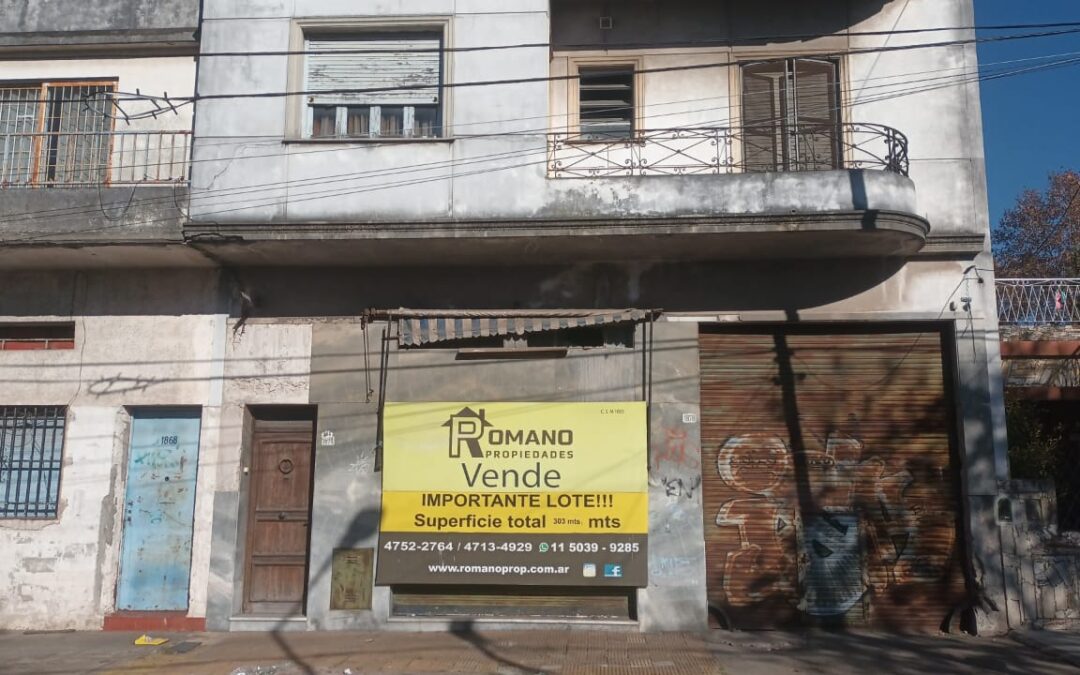 Lote con vivienda y local