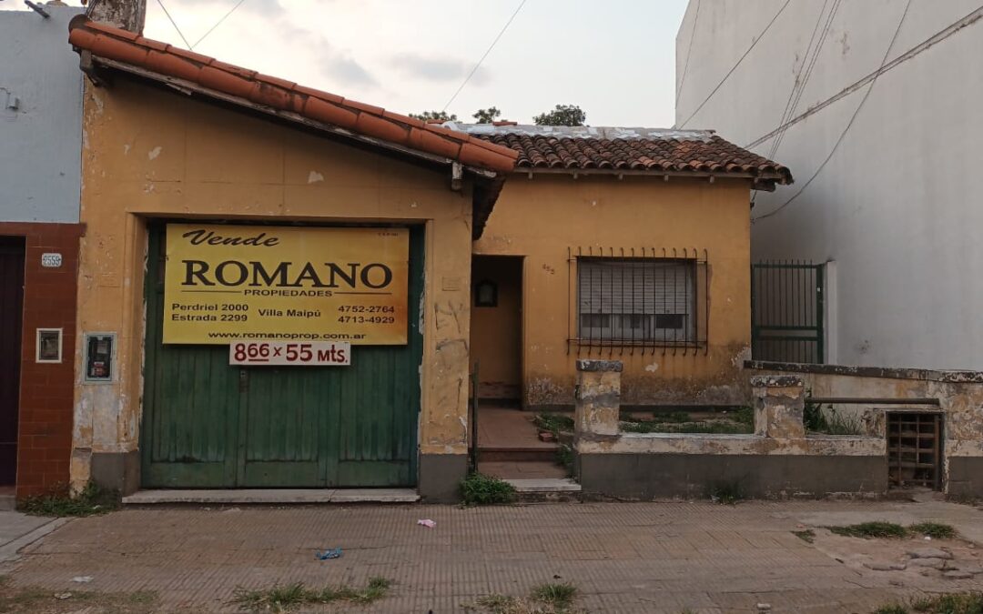 Lote 8,66 x 55 Echeverría