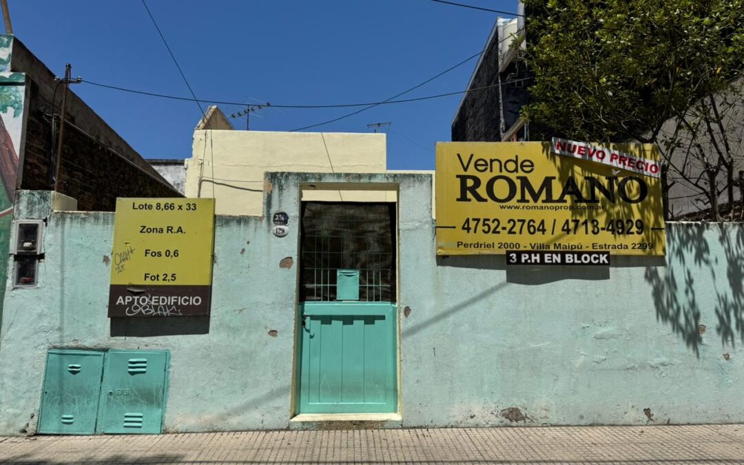 Lote 8,66 x 35 Av. Illia