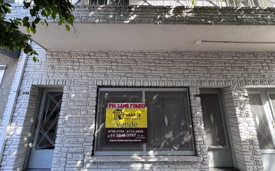 Cod – 347 PH TIPO CASA, DE 4 AMBIENTES EN 2 PLANTAS