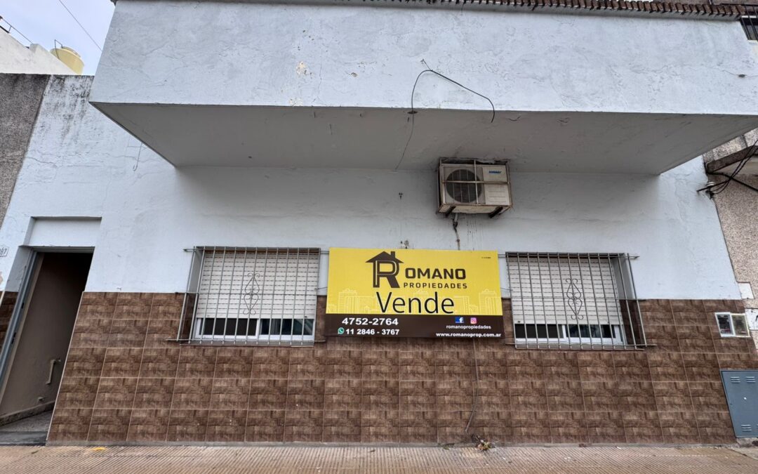 COD 218 – CASA 3 AMBIENTES CON PATIO Y TERRAZA, PARA REMODELAR